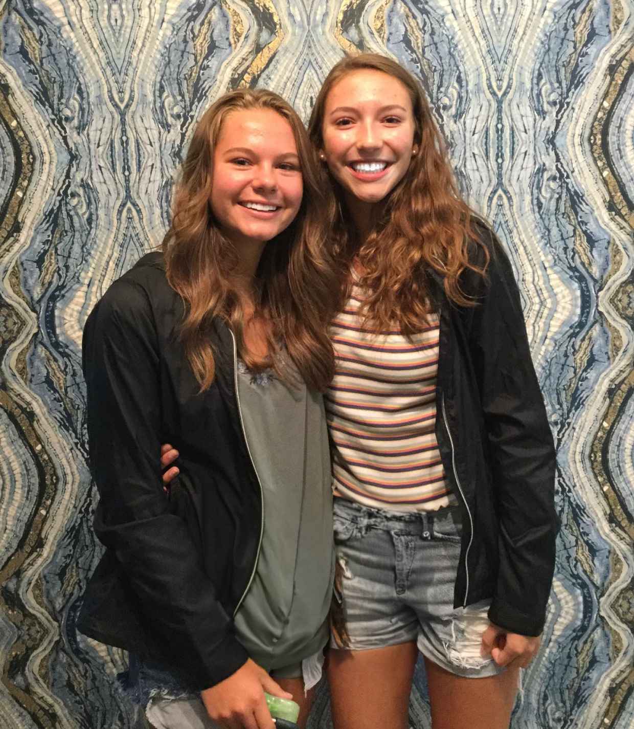 Two cute girls with a smile